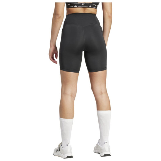 Adidas Γυναικείο ποδηλατικό κολάν Optime Essentials Stash Pocket 7'' Short Leggings